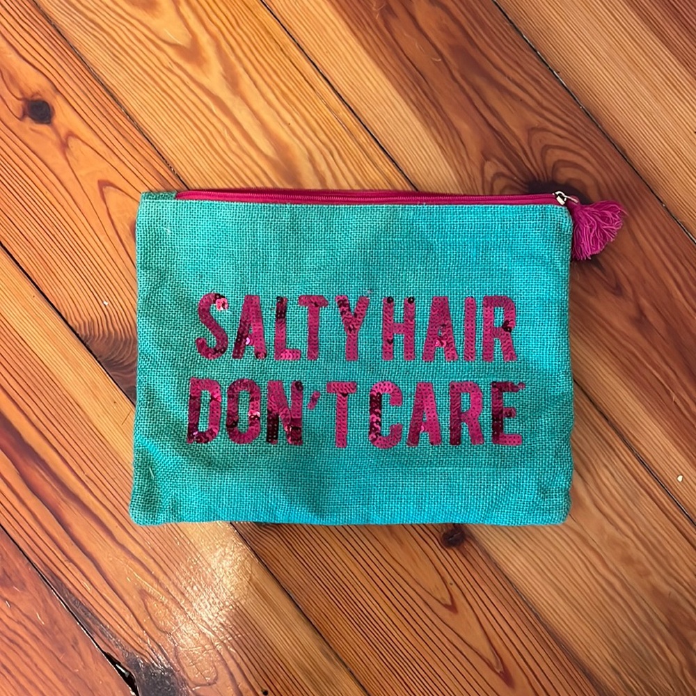 Sequin Beach Pouch